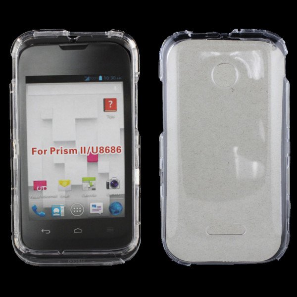 Wholesale Huawei Prism 2 U8686 Hard Protector Cover (Clear)